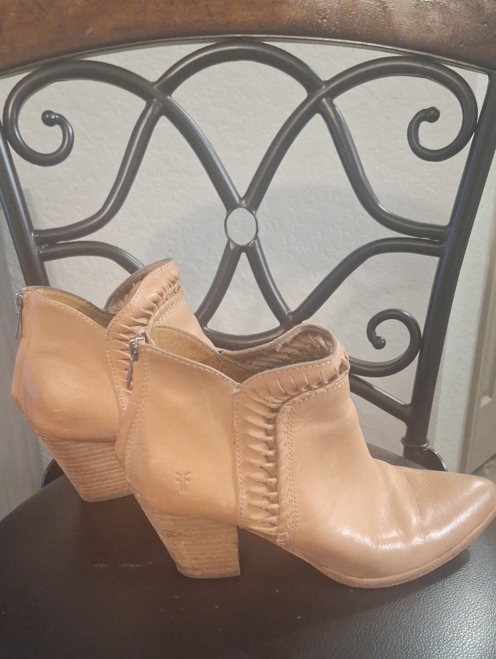 FRYE Leather Ankle Booties